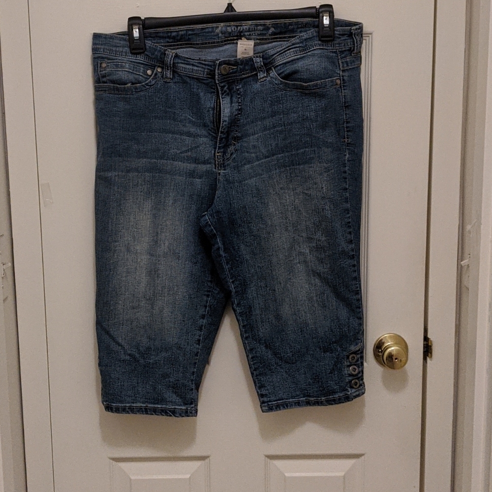Denim Capri